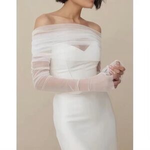 New Tulle Wedding Bolero and separate Sleeves Set: Bridal Dress Cover